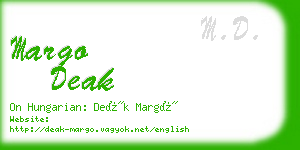 margo deak business card